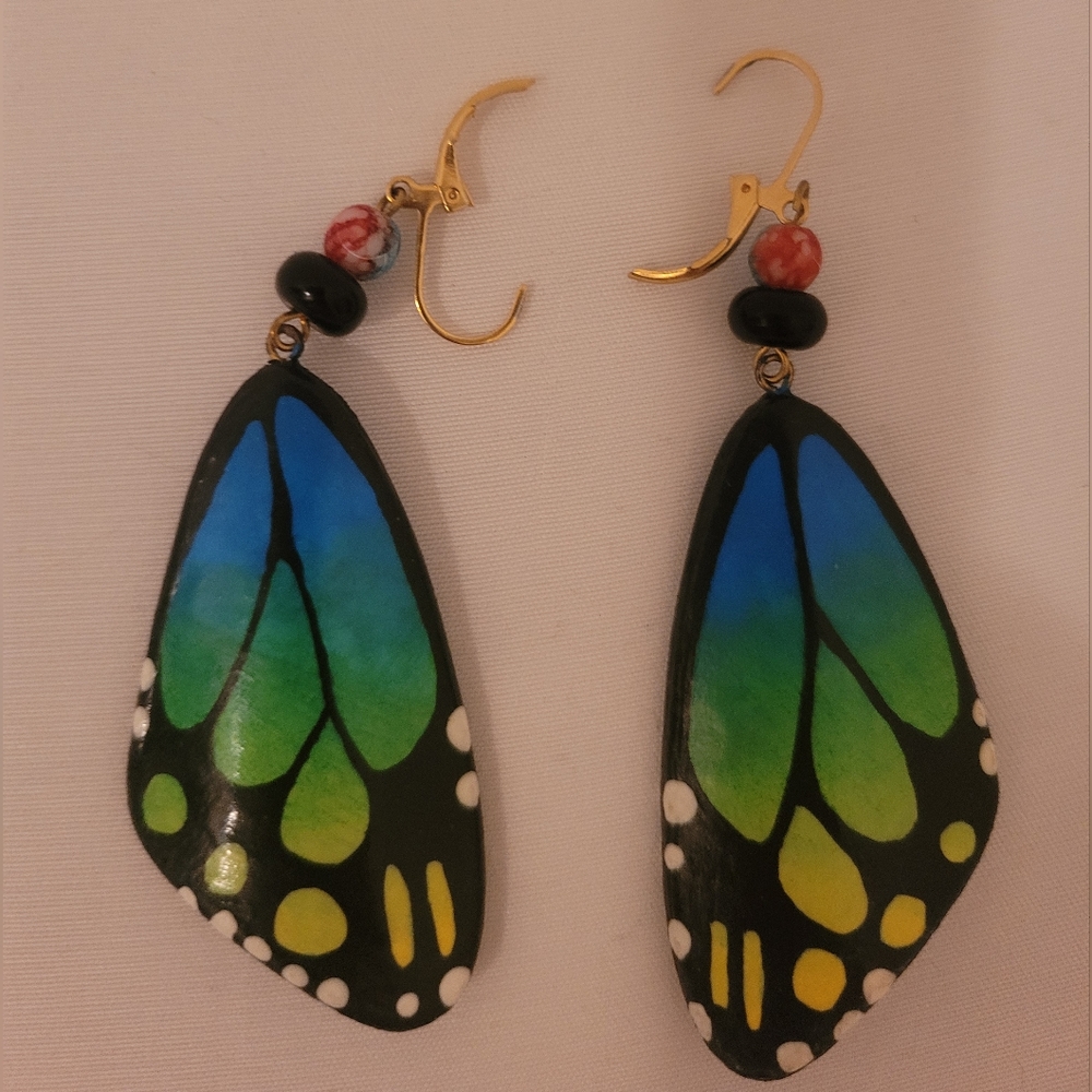 Handmade Paper Mache Butterfly Wings
